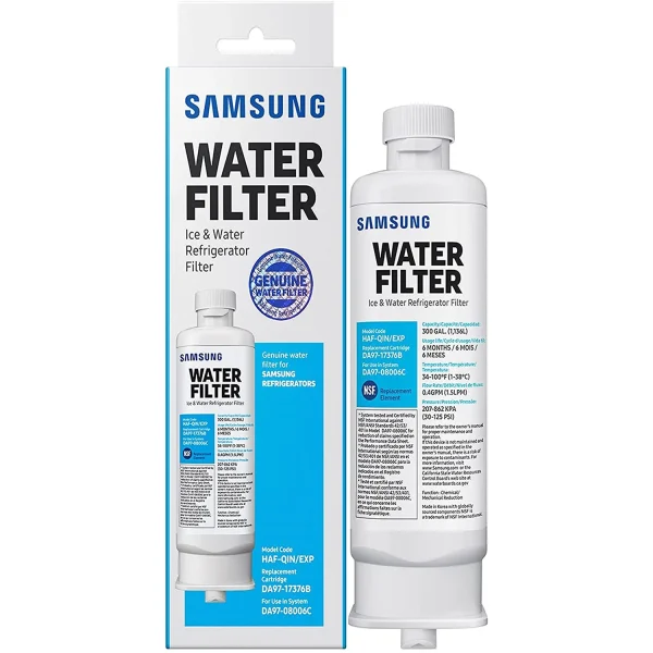 Genuine Samsung DA97-17376B Refrigerator Water Filter,HAF-QIN/EXP Refrigerator Water Filter 1 pack