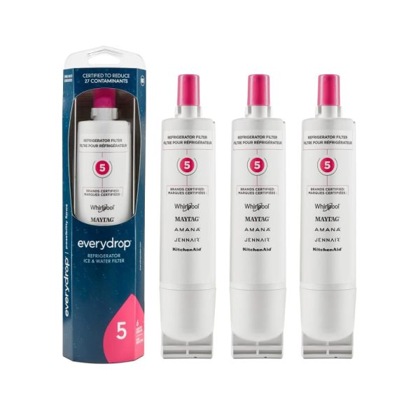 EDR5RXD1, EDR5RXD1 water filter, EDR5RXD1 replacement filter, EveryDrop water filter 5, Whirlpool water filter, Refrigerator water filter, Ice and water filter, Replacement water filter, Compatible with EDR5RXD1, NLC240V, 4396508, 4392857, KitchenAid water filter, Kenmore water filter, PUR water filter, Filter 5 replacement, WD 4396508, AQF 4396508, W10186668, GS6SHAXMB00, Whirlpool refrigerator water filter 5, EveryDrop refrigerator water filter 5, Kenmore NLC240V, Replacement cartridge, Water filter replacement, Refrigerator filter replacement, Filter 5