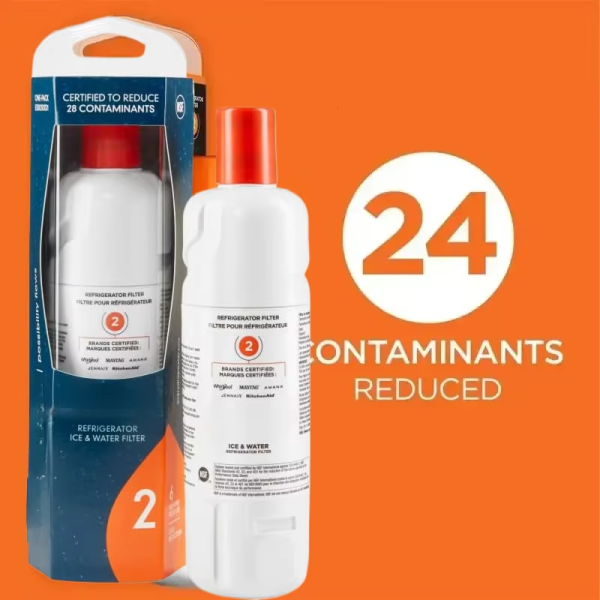 Everydrop by Whirlpool Ice and Water Refrigerator Filter 2, EDR2RXD1