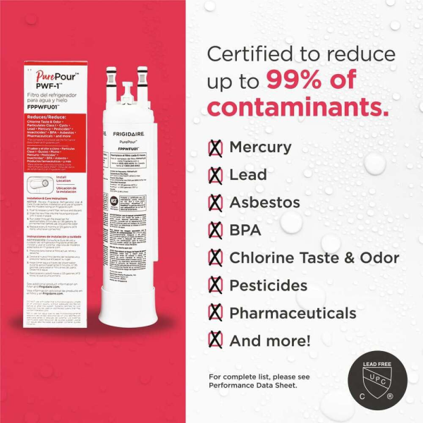 FPPWFU01, FPPWFU01B, FPPWFUO1, FPPWFU01 water filter, FPPWFU01 replacement filter, FPPWFU01 compatible, FPPWFU01 bypass, Frigidaire water filter, PurePour water filter, Frigidaire PurePour, PWF-1 filter, Refrigerator water filter, Replacement water filter, Compatible with FPPWFU01, FPPWFUO1 water filter, PurePour PWF-1, Frigidaire PWF-1, Frigidaire filter, Water filter replacement, Fridge water filter, Ice and water filter, Cross reference, Filter cartridge, PurePour compatible