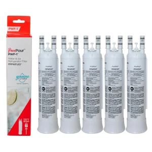 Frigidaire FPPWFU01 PurePour™ PWF-1 Refrigerator Water Filter, 5-Pack